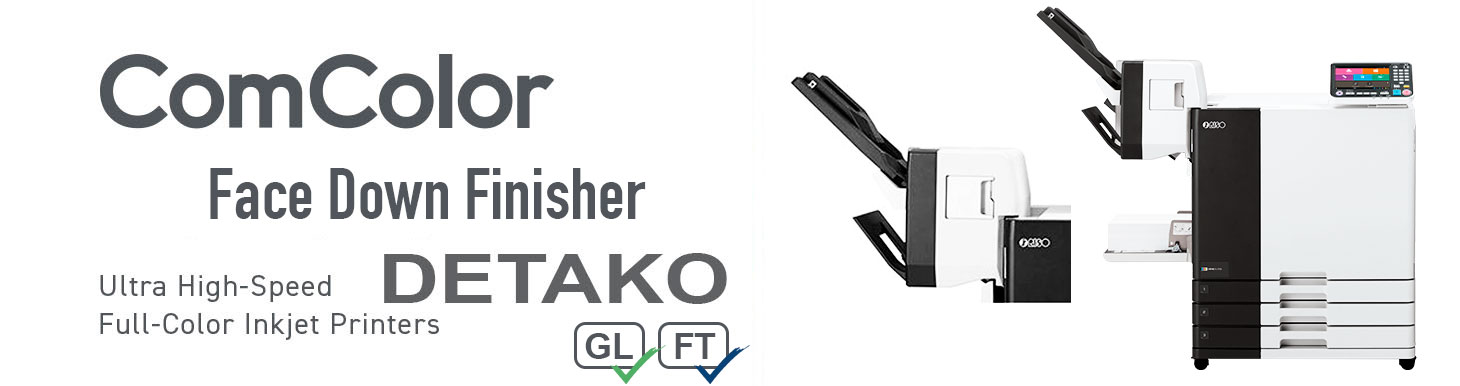 Финишер ComColor с функциями офсетного укладывания и скрепления автоматизирует процесс сортировки и брошюровки отпечатанных документов, обеспечивая аккуратную подачу независимо от формата и типа бумаги. Он поддерживает широкий диапазон размеров — от минимальных 90×148 мм до максимальных 340×550 мм без смещения, а также смещённую укладку стандартных форматов (182×257 мм — 297×431,8 мм) и нестандартных (131×148 мм — 305×550 мм). Устройство работает с бумагой плотностью от 46 до 210 г/м², а при скреплении — от 52 до 210 г/м², что даёт возможность использовать разнообразные носители. Выходной лоток вмещает стопки высотой до 108 мм, что обеспечивает стабильную работу даже при больших объёмах печати. Возможность формировать комплекты до 50 листов для форматов A4, B5 и Letter и до 25 листов для A3, B4, Ledger, Legal и Protocol делает этот финишер незаменимым для офисных и профессиональных задач, требующих аккуратности, точности и качественного оформления готовой продукции.